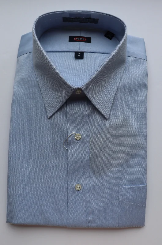 The Shirt Shop Dress Shirt - Blue Spread (Average Sleeve Length) Dapper Men's 1920S