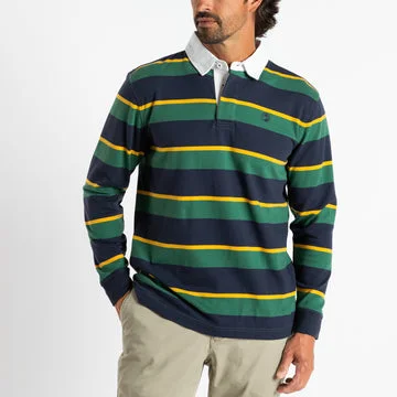 Duck Head Stripe Legacy Rugby Shirt (2 Colors) Monochromatic Office Style