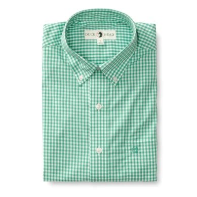 Duck Head Walton Gingham Poplin Sport Shirt Traditional Men's Country