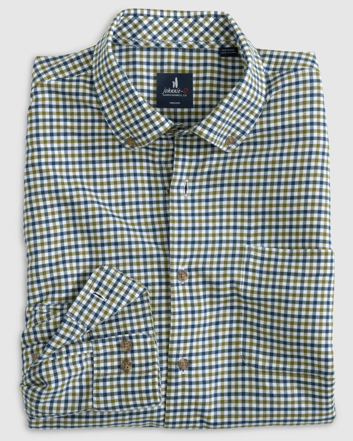 Johnnie-O Sycamore Tucked Button Up Shirt Sporty Men's Athleisure 