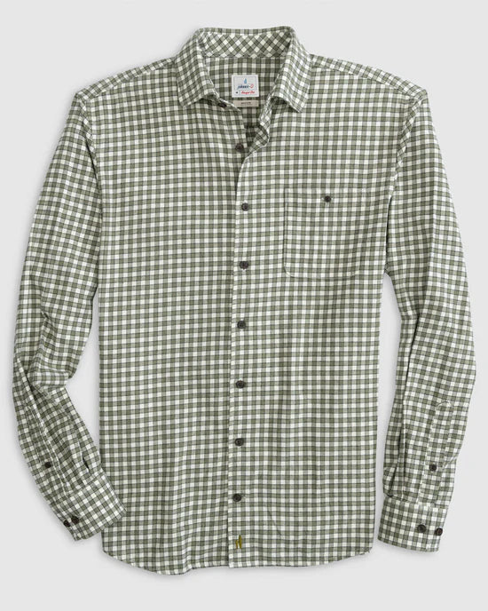 Johnnie-O Hyat Button Down Earthy Men's Hemp