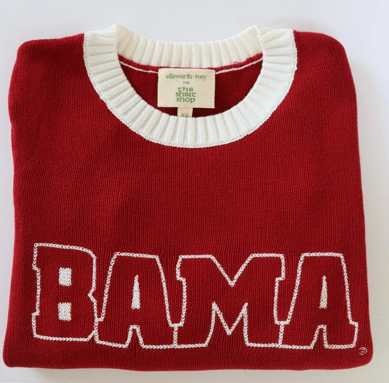 Ellsworth & Ivey Bama Cropped Sweater Relaxed Men's Beach