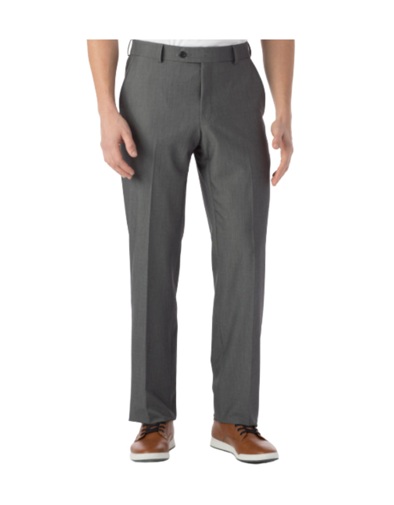 Ballin Commuter Bi-Strech Gabardine Pant - Mid Grey Monochromatic Office Style