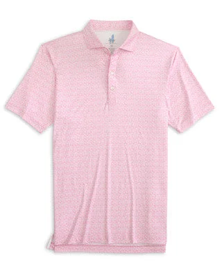 Johnnie-O Hubbard Polo Sleek Men's Metallic