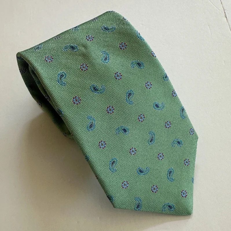 R. Hanauer Tie - Pastel Lancaster Neat Earthy Men's Hemp