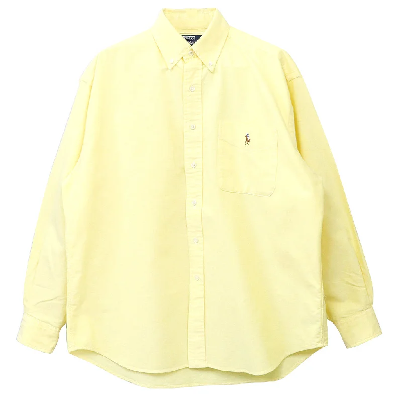 POLO RALPH LAUREN『ビッグフィット オックスフォードシャツ』(YELLOW) Youthful Men's Anime