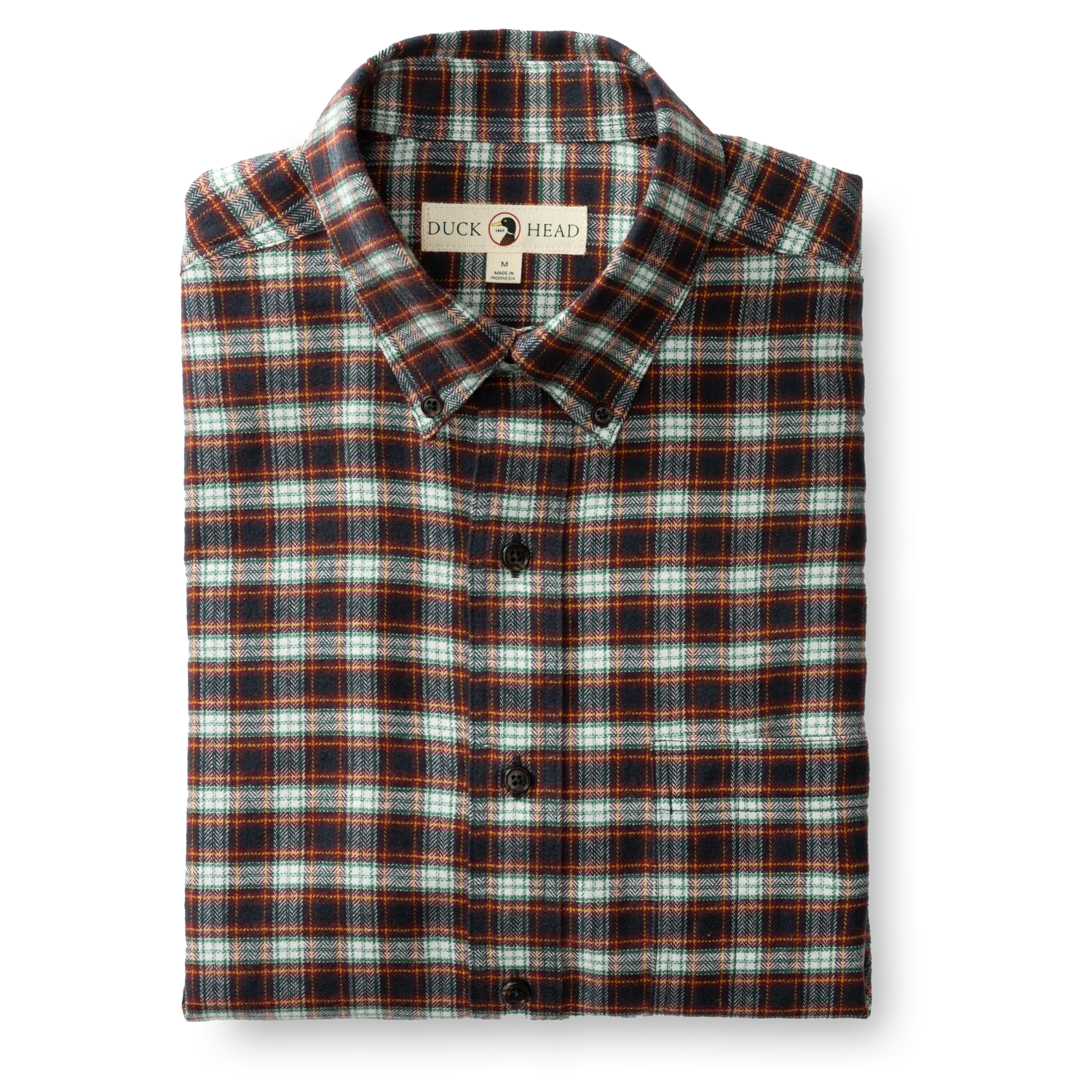 Duck Head Rosemont Plaid Flannel Sport Shirt Preppy Men's College