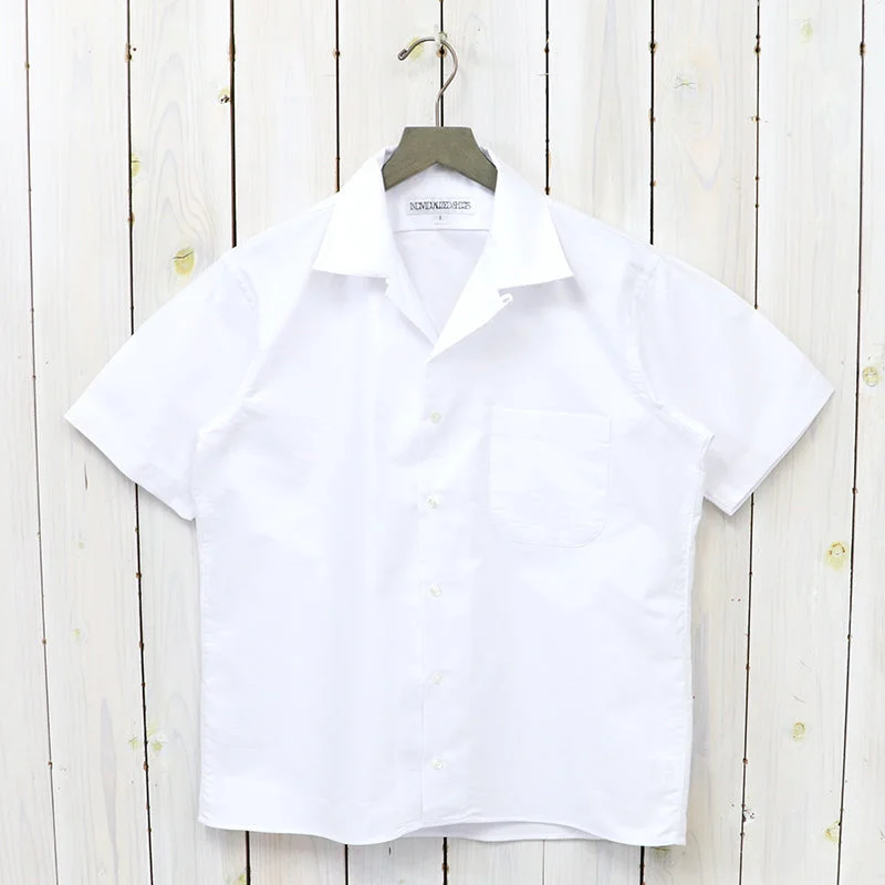 INDIVIDUALIZED SHIRTS『GREAT AMERICAN OXFORD CAMP COLLAR S/S』(WHITE) Streetwear Style