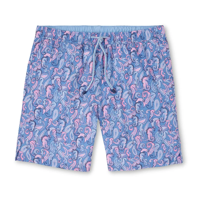 Peter Millar Seahorse Paisley Swim Trunk Confident Men's Power