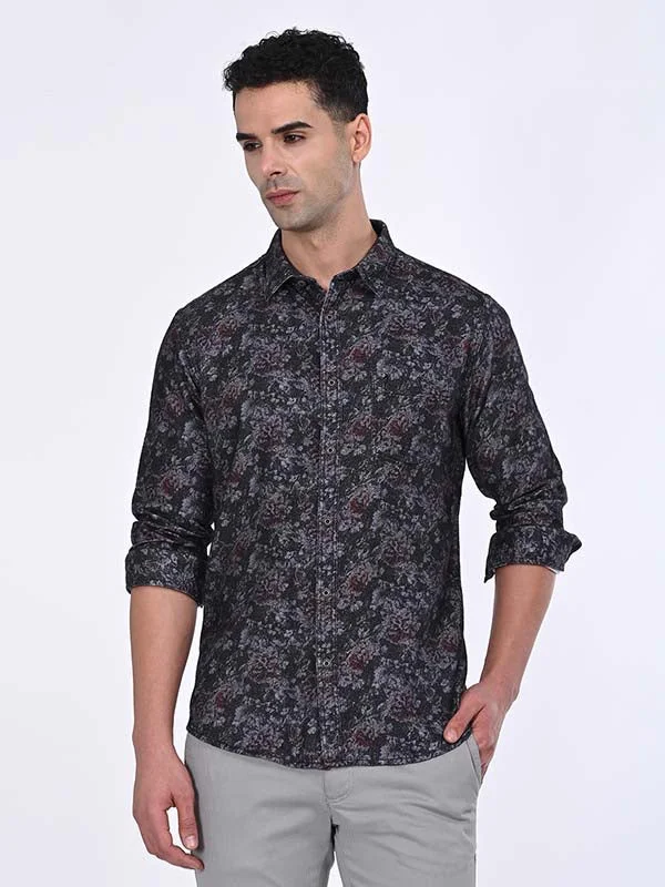 Men Printed Full Sleeve Cotton Shirt Lumberjack