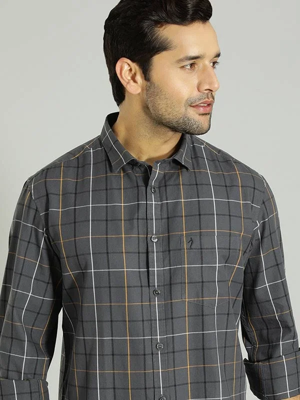 Men Checked Full Sleeve Cotton Shirt Refined Men's Hand