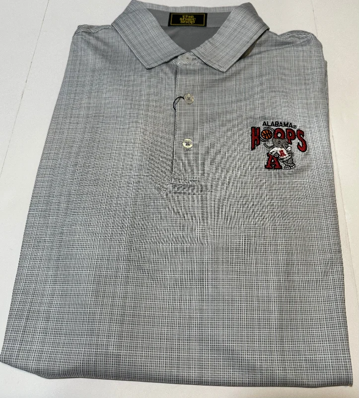 The Shirt Shop Silver & White 525 (Alabama Hoops) Preppy Men's College