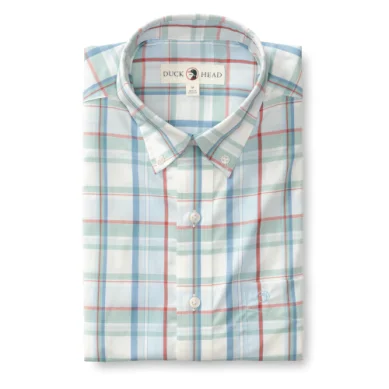 Duck Head Carson Plaid Poplin Shirt Bold Men's Statement