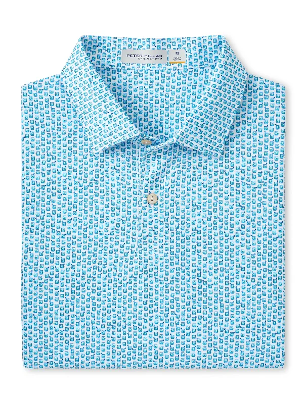 Peter Millar Golf On The Rocks Polo Dynamic Men's Glow