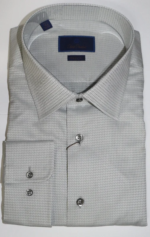 David Donahue Pearl Barrel Cuff Dress Shirt Gym