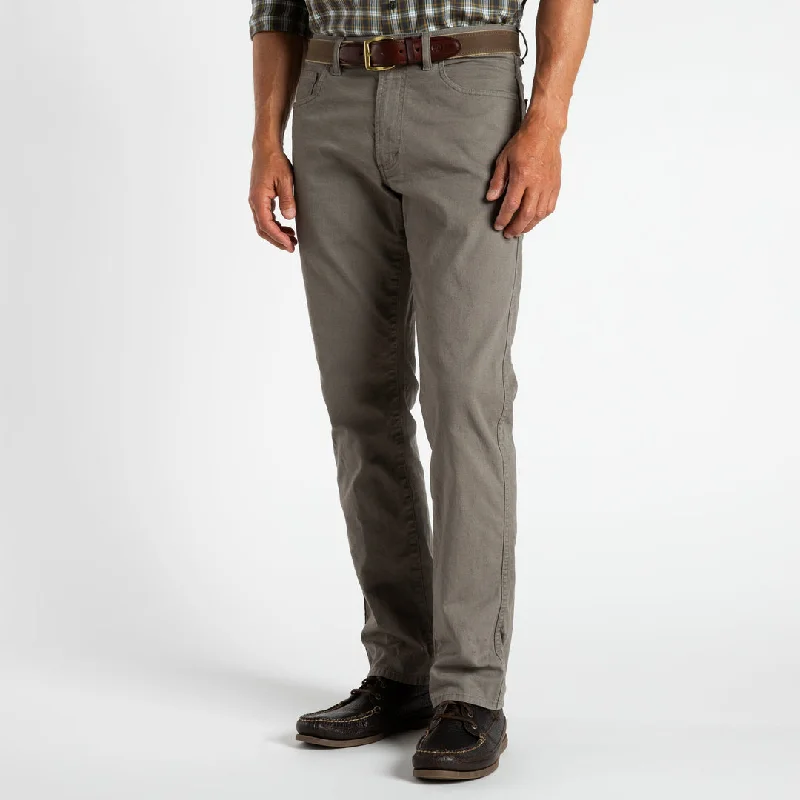 Duck Head Pinpoint Pant - Brushed Nickel Modern Men's 