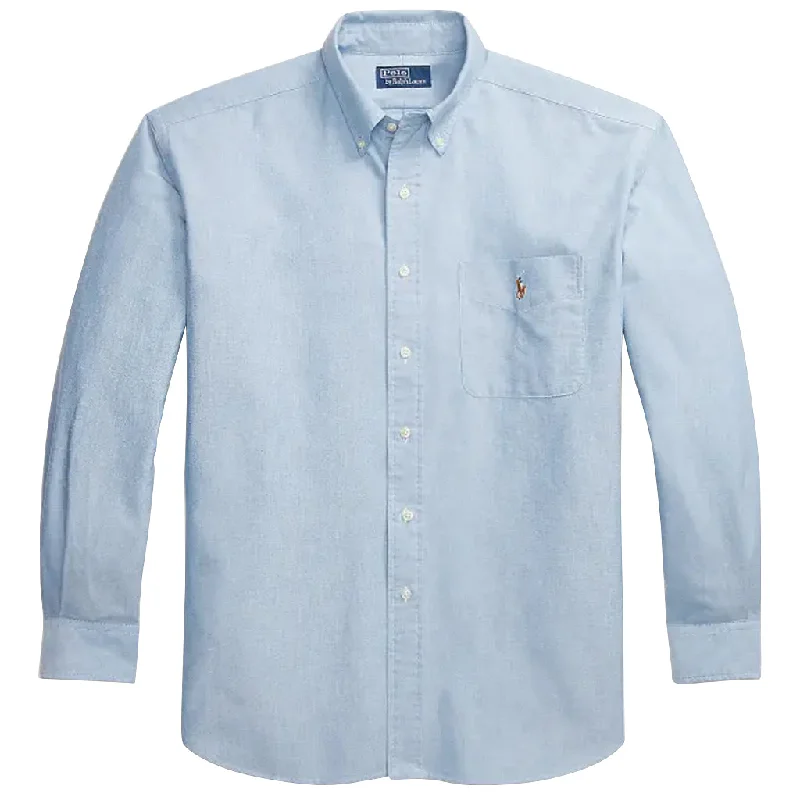 POLO RALPH LAUREN『ビッグフィット オックスフォードシャツ』(BLUE) Hip Men's Retro