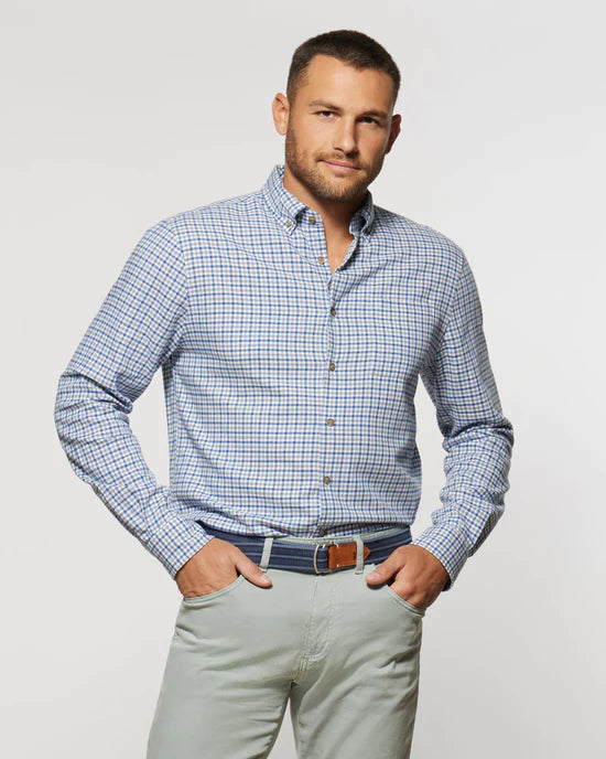 Johnnie-O Sycamore Button Down Modern Men's Geometric