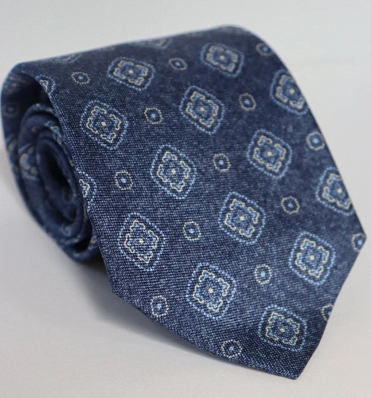 R. Hanauer Tie - Blue Gillette Medallions Cozy Men's Sherpa