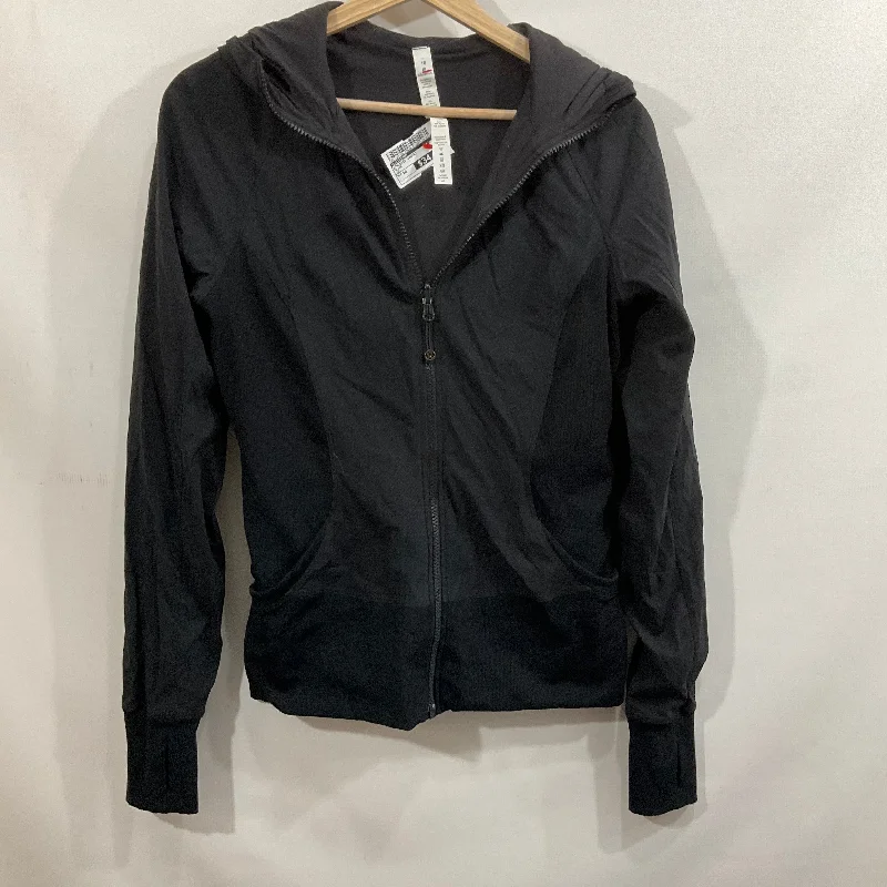 Athletic Jacket By Lululemon In Black, Size: 10 Earthy Men's Sustainable 