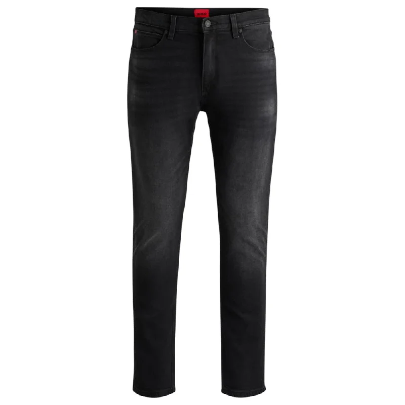 Extra-slim-fit jeans in black-black stretch denim Laid