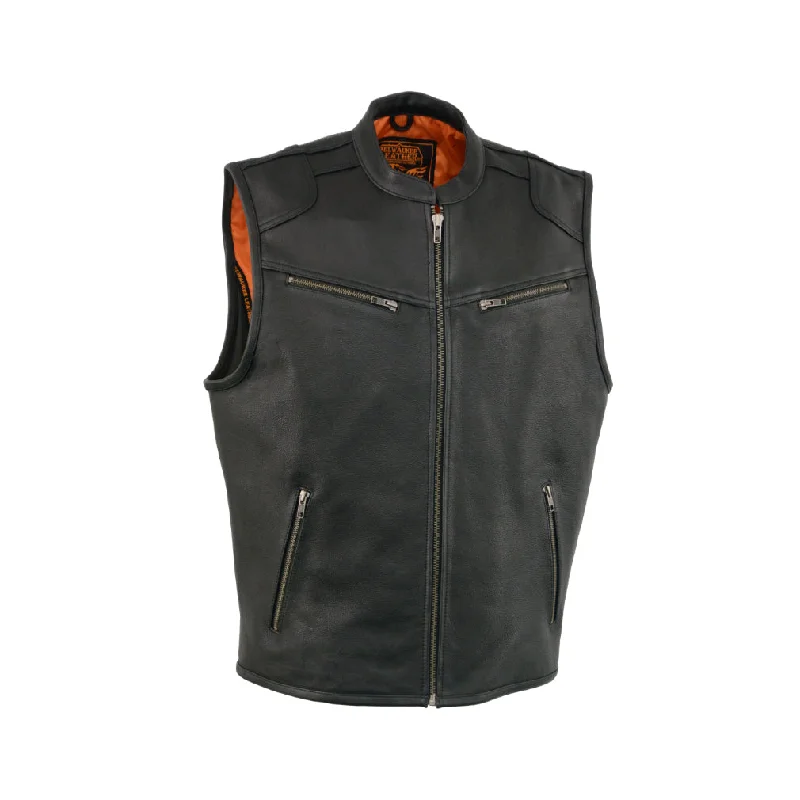 Men's Prem Zip Front Vest Laid