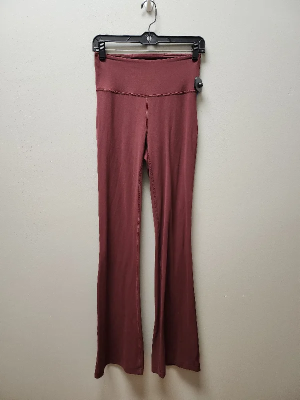 Athletic Leggings By Lululemon In Maroon, Size: 6 Traditional Men's Wool