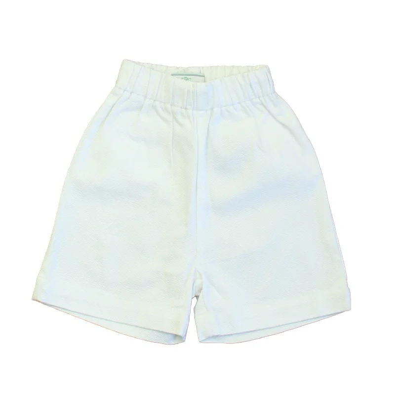 Classic Prep Boys Bright White Shorts Size: 12-24 Months Practical Men's Multi