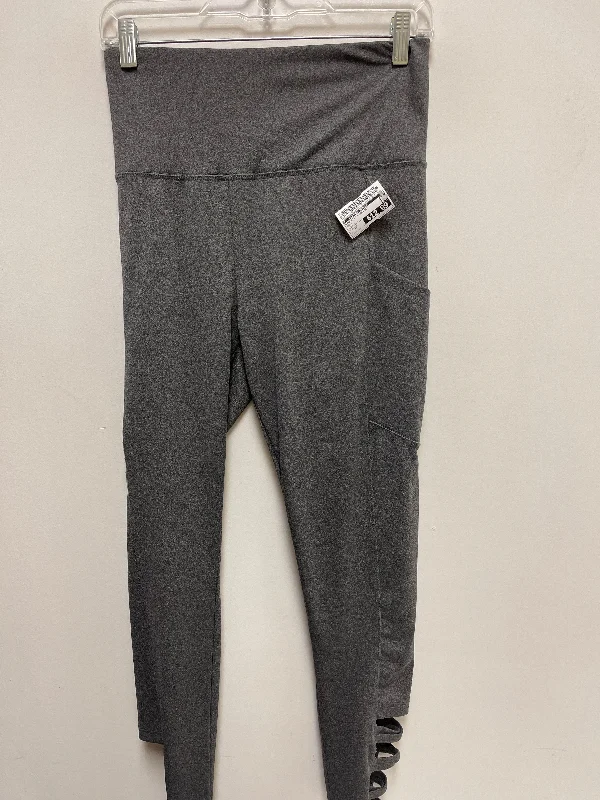 Athletic Leggings By Clothes Mentor In Grey, Size: 12 Bohemian Men's Free