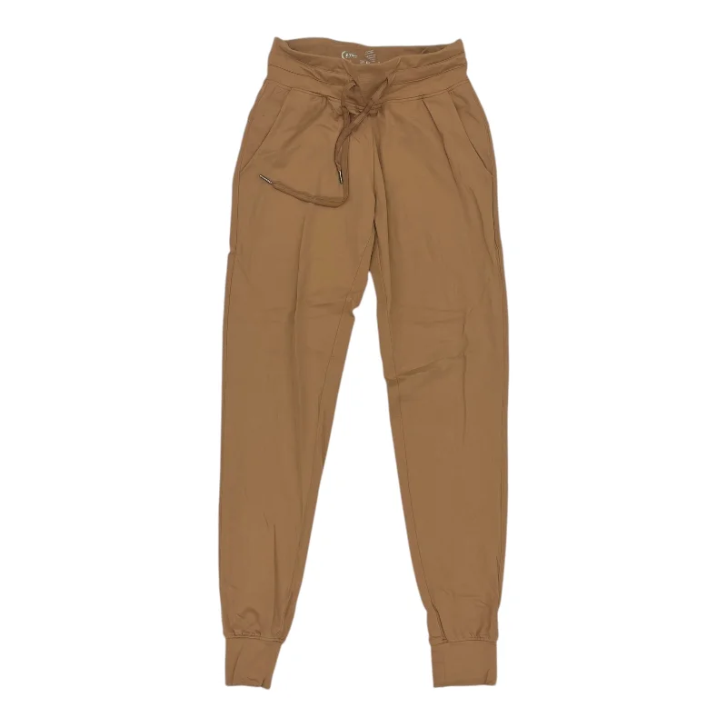 Athletic Leggings By Zyia In Tan, Size:M Earthy Men's Sustainable 