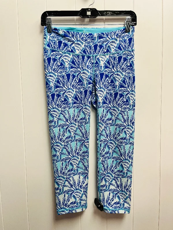 Blue Pants Leggings Lilly Pulitzer, Size S Preppy Men's College