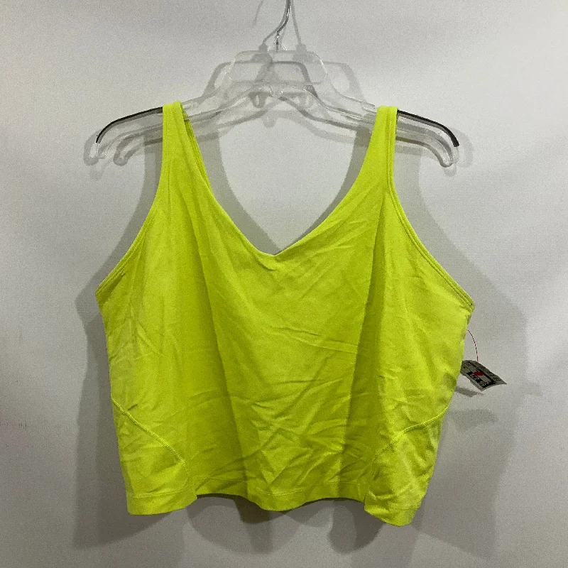 Athletic Tank Top By Lululemon In Green, Size: 18 Sophisticated Men's French