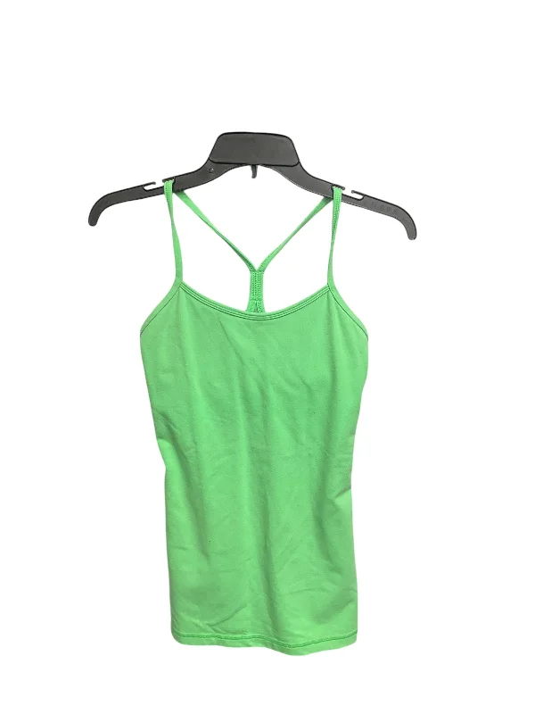 Athletic Tank Top By Lululemon In Green, Size: 4 Trendy Men's Scandinavian