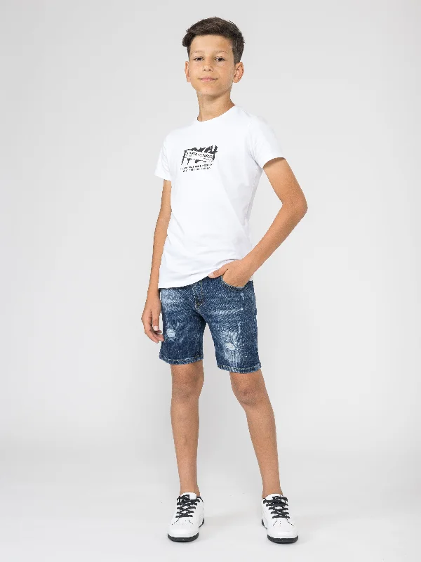 Boys Jeans Bermuda Tough Men's Military