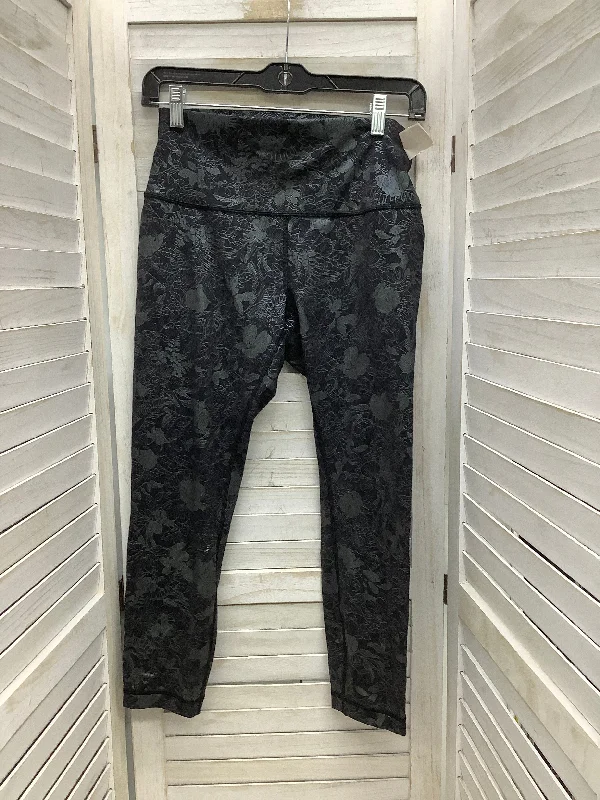 Athletic Leggings By Lululemon In Floral Print, Size: 8 Sporty Men's Tennis