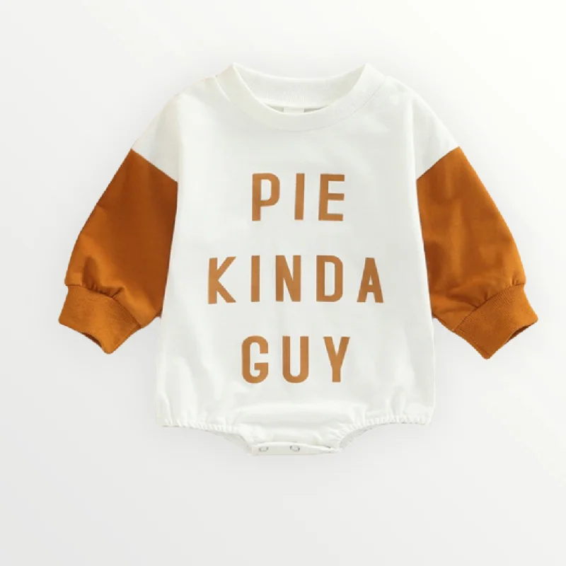 Pie Kinda Guy Sweatshirt Romper Streetwear Style