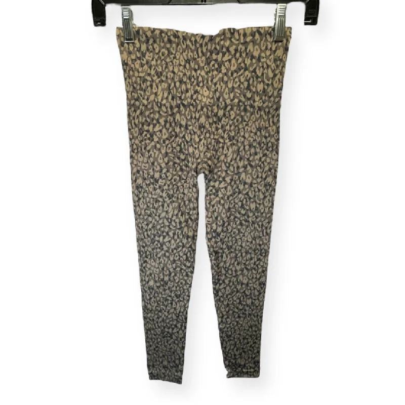 Animal Print Pants Leggings Spanx, Size Xs Beach