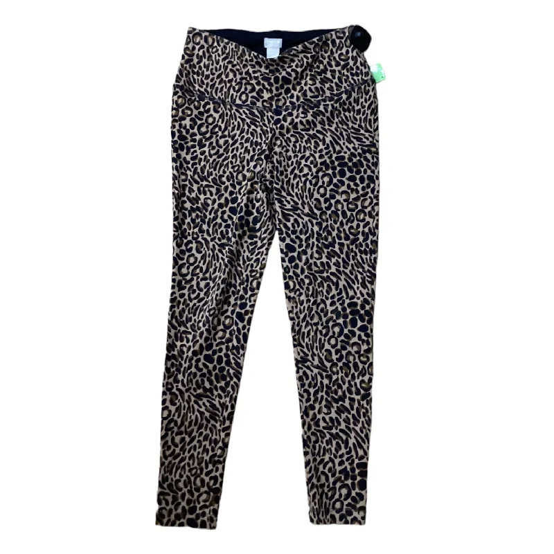 Animal Print Pants Leggings Chicos, Size 0 Youthful Men's Pop