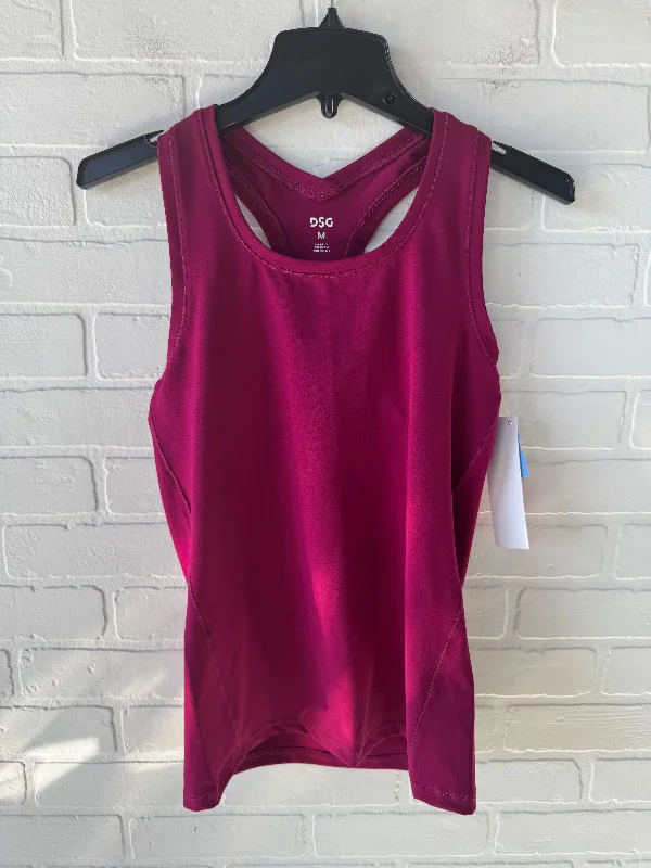 Athletic Tank Top By Dsg Outerwear In Pink, Size: M Tailored