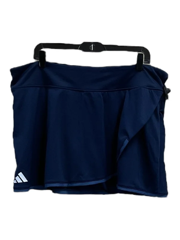 Athletic Shorts By Adidas In Navy, Size: 2x Youthful Men's Anime