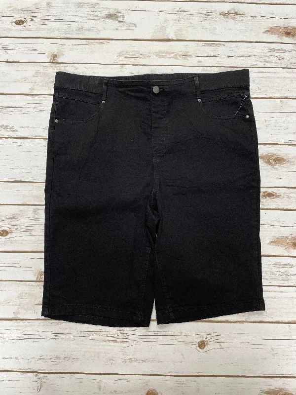 Shorts By Terra & Sky In Black, Size: 1x Streetwear Style