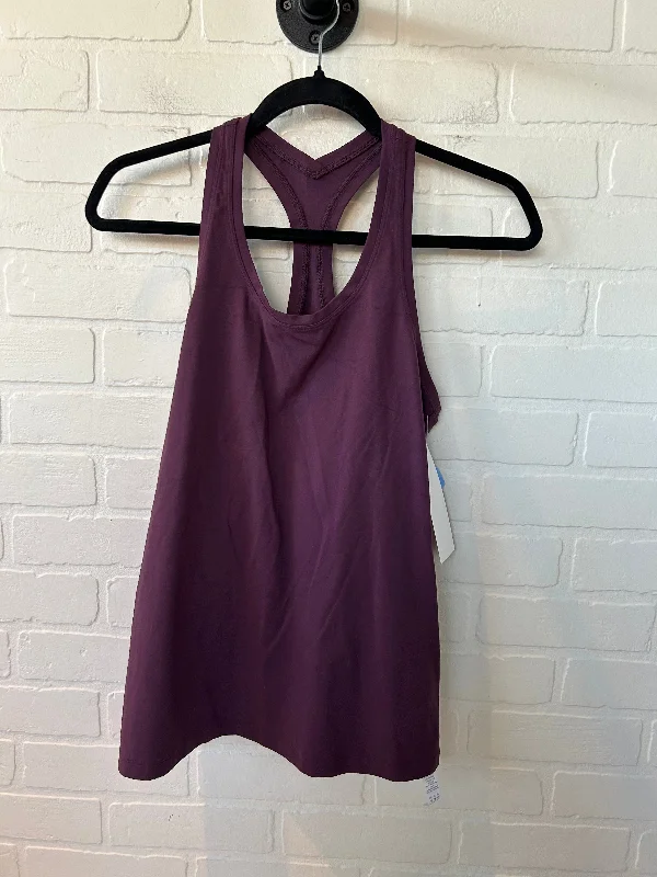 Athletic Tank Top By crz yoga In Purple, Size: M Gym