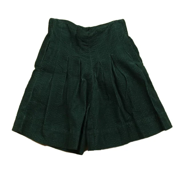 Tuchinda Girls Teal Shorts Monochromatic Office Style