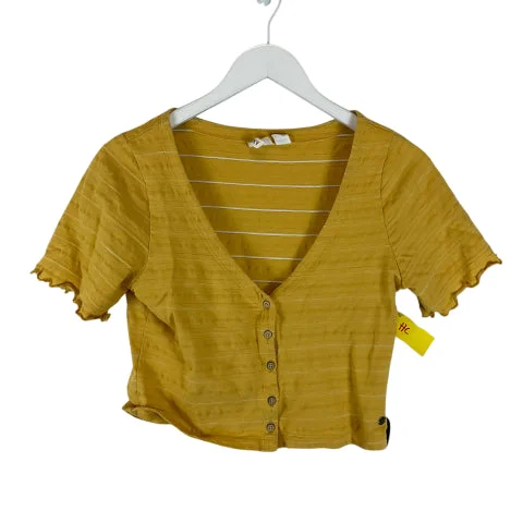 Top Short Sleeve Basic By Roxy In Yellow, Size: M Artistic Men's Avant