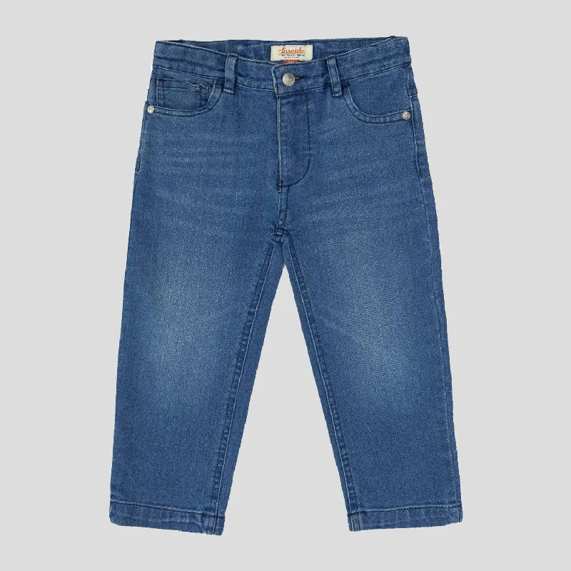 Toddler's Stylish Jeans In Blue Denim Beach