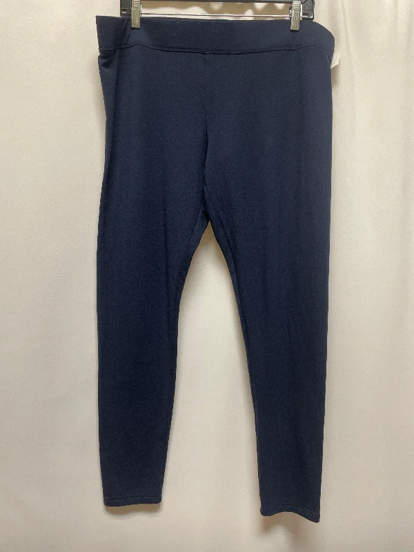 Pants Leggings By Merona In Blue, Size: Xxl Sharp Men's Italian