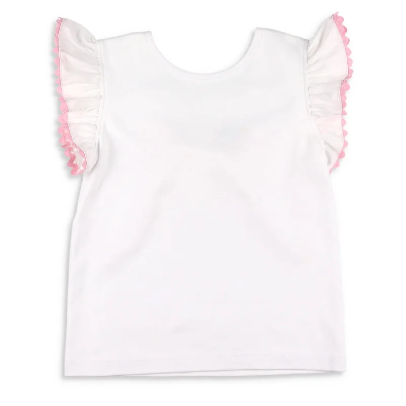 Girls Bow Back Ruffle Top Hip Men's Urban