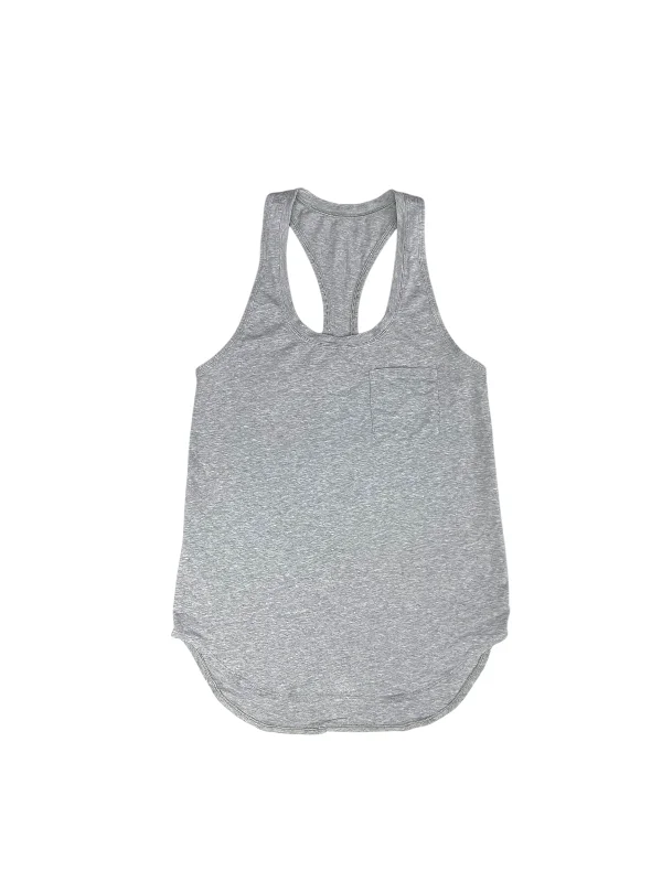 Athletic Tank Top By Lululemon In Grey, Size: Xs Streetwear Style