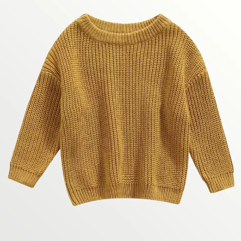 Willow Knit Sweater - Mustard Relaxed Men's Australian 