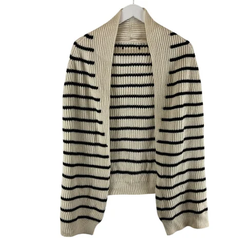 Shawl By Cme In Striped Pattern Cozy Men's Sherpa